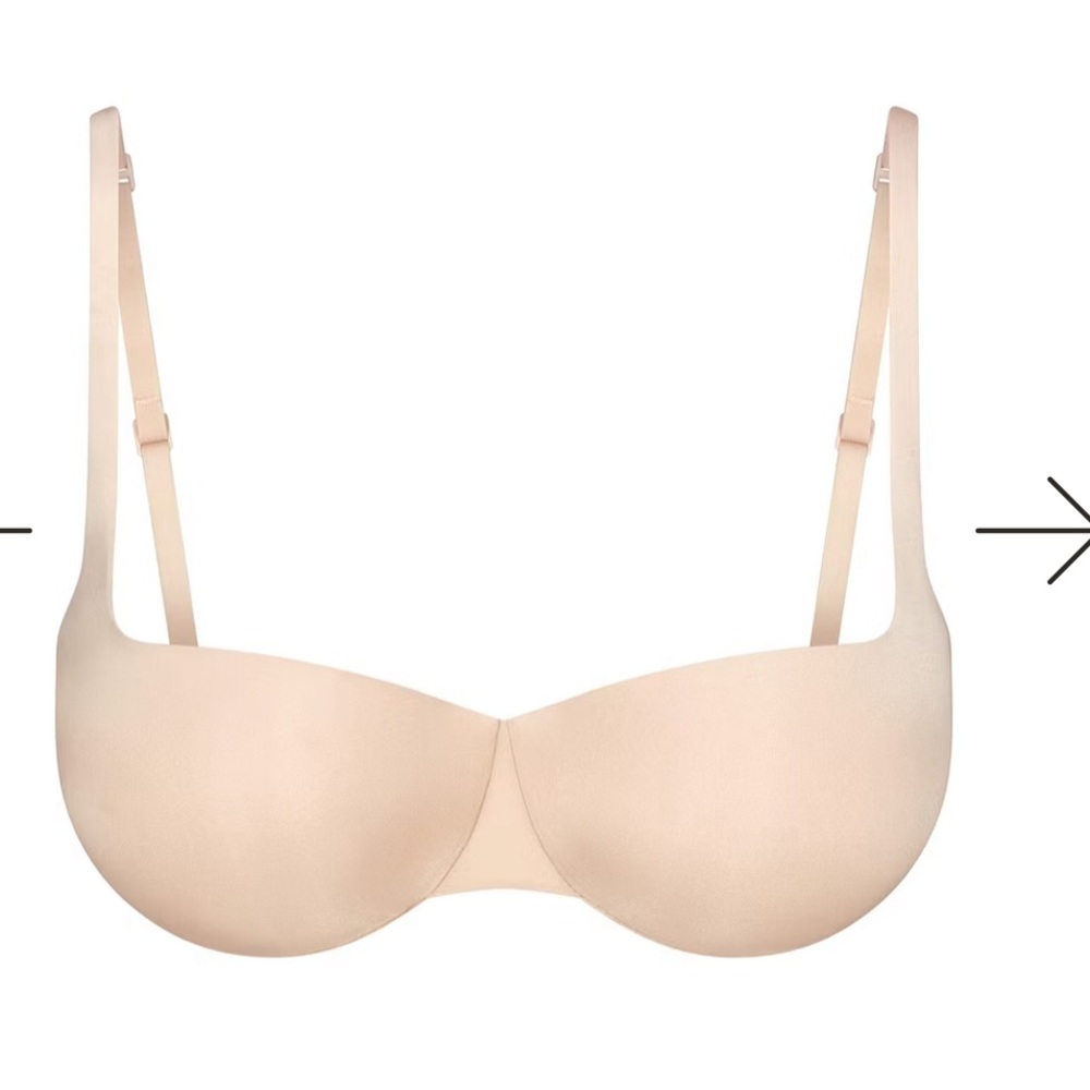 Skims Ultimate Balconette Push-Up Bra sand NWT